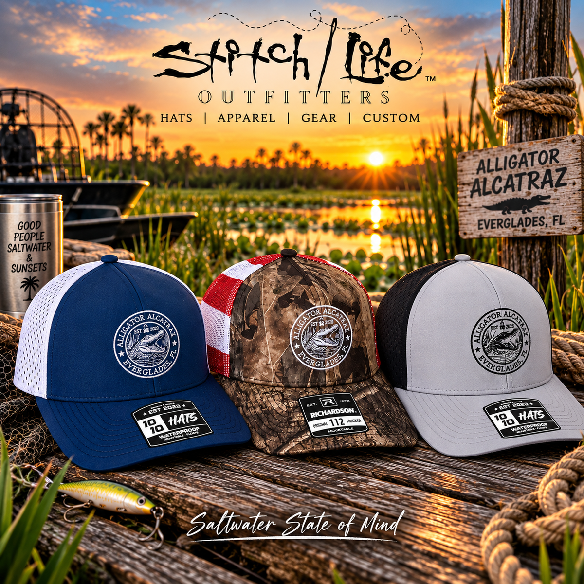 Alligator Alcatraz Trucker Hat