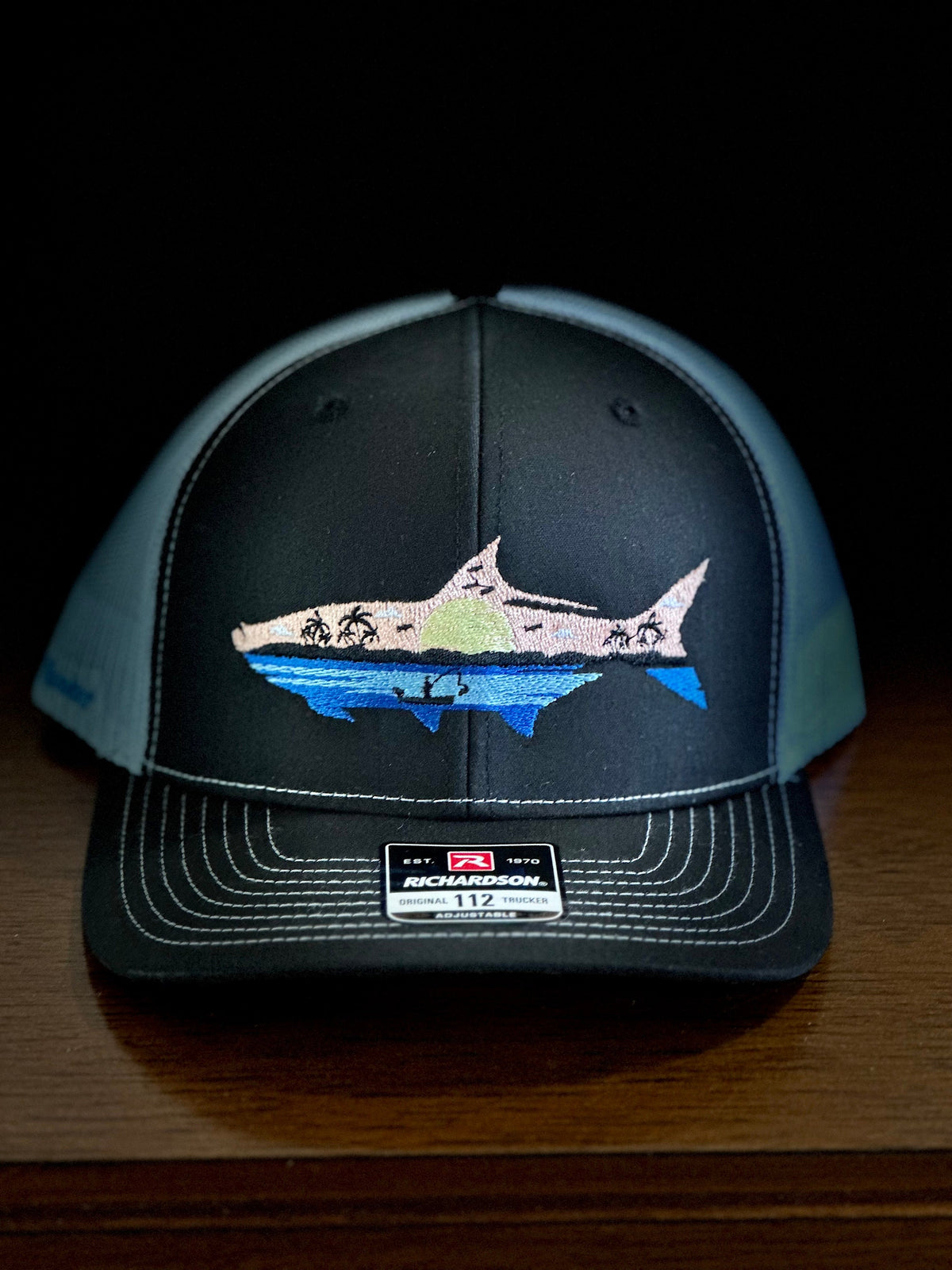 Tarpon Fishing Scene Trucker Hat