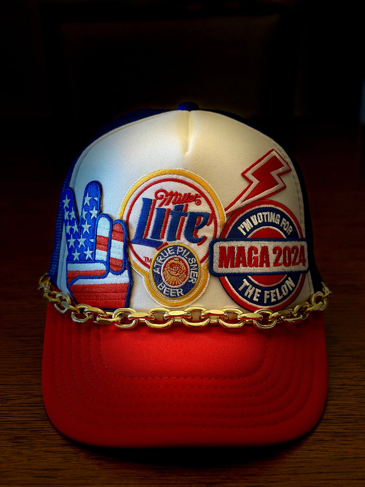 Trump 2024 Trucker Hat-Red