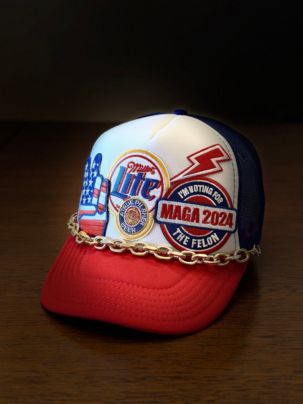 Trump 2024 Trucker Hat-Red