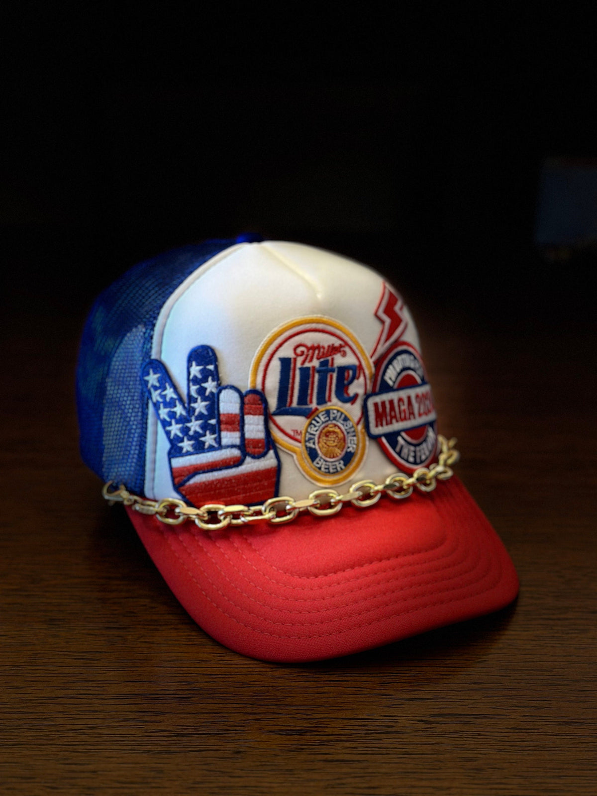 Trump 2024 Trucker Hat-Red