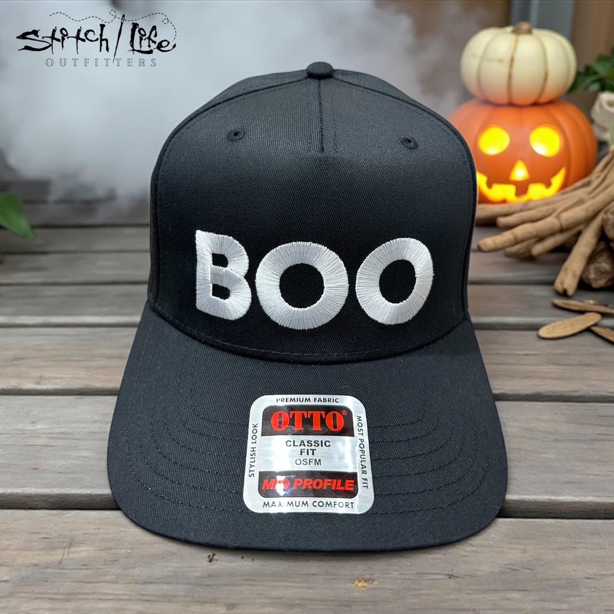 Halloween “BOO” Otto Hat