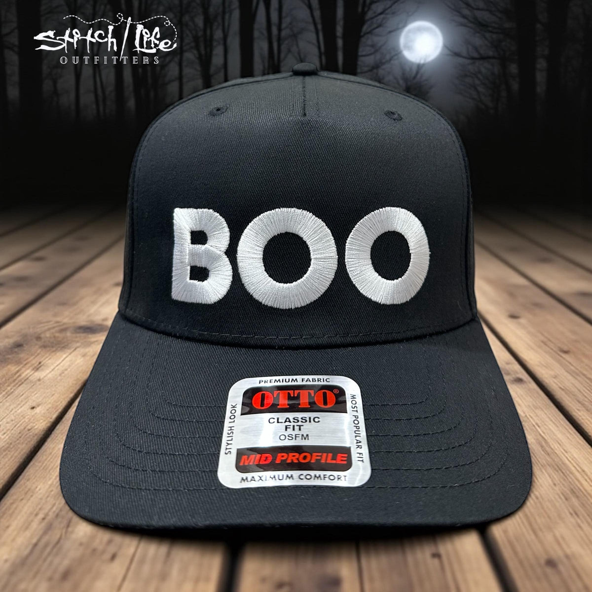 Halloween “BOO” Otto Hat