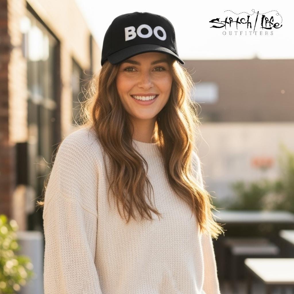 Halloween “BOO” Otto Hat