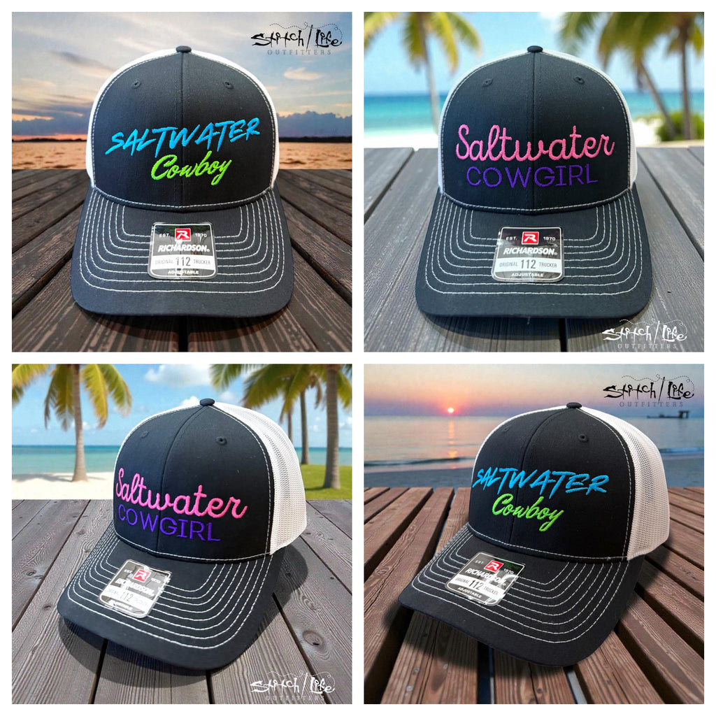 Saltwater Cowboy / Cowgirl Trucker Hat