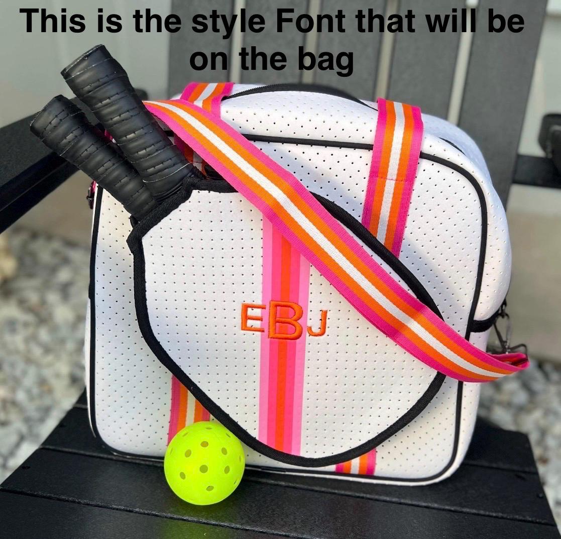 Striped Neoprene Tote Bag with Matching Wallet