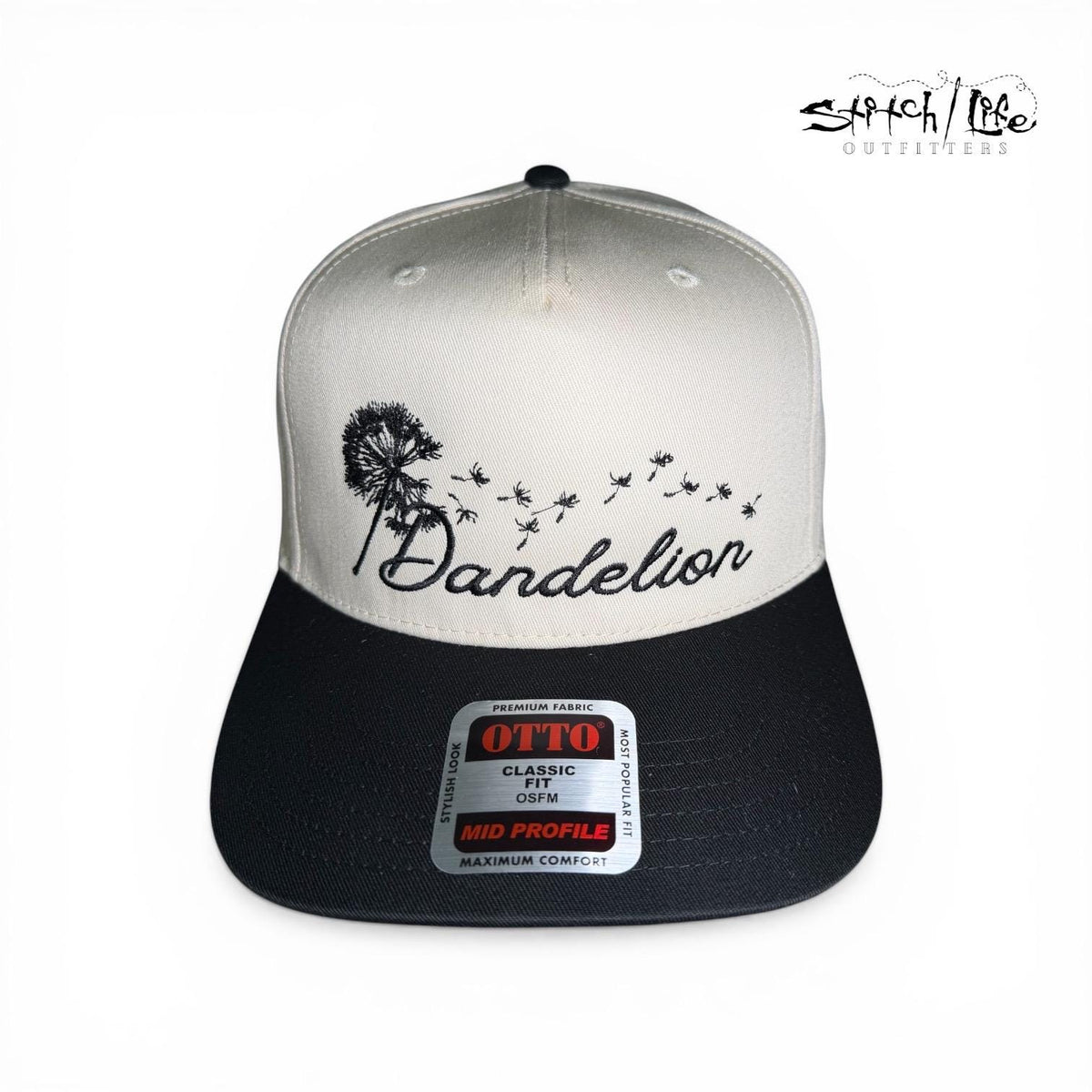 Dandelion Embroidered Hat