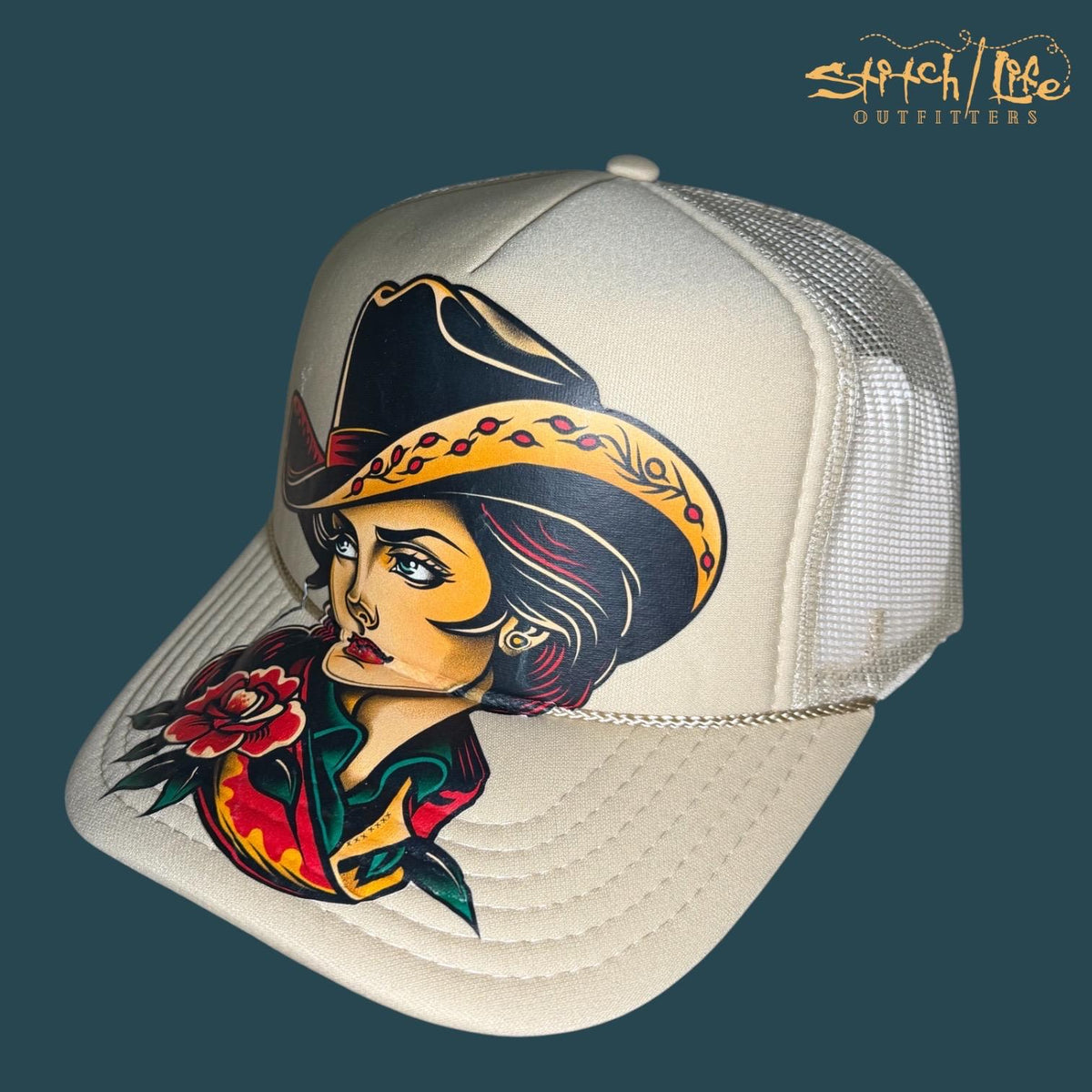 Vintage Cowgirl Trucker Hat