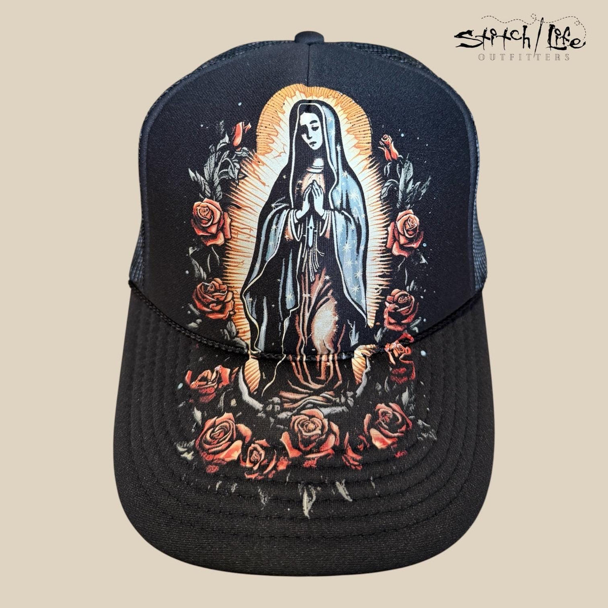Virgin Mary Trucker Hat