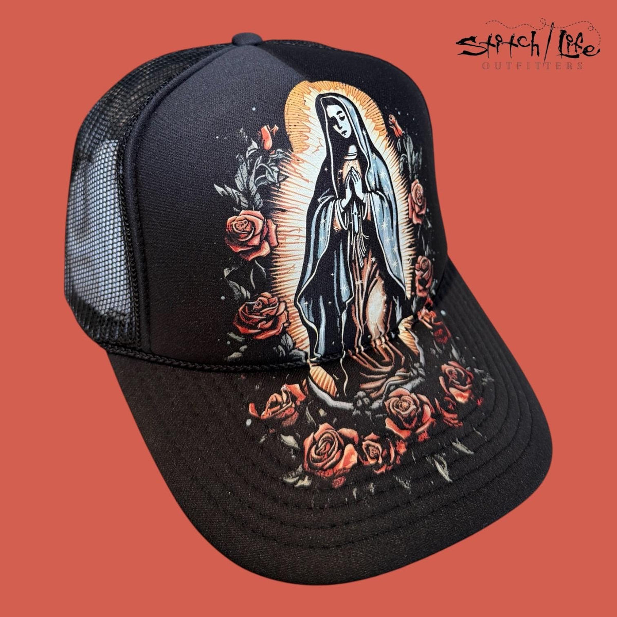 Virgin Mary Trucker Hat