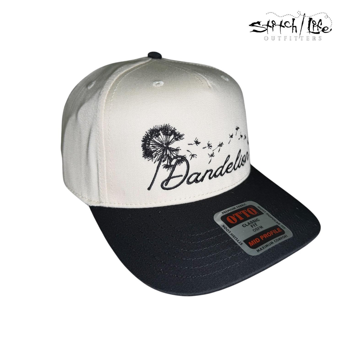 Dandelion Embroidered Hat