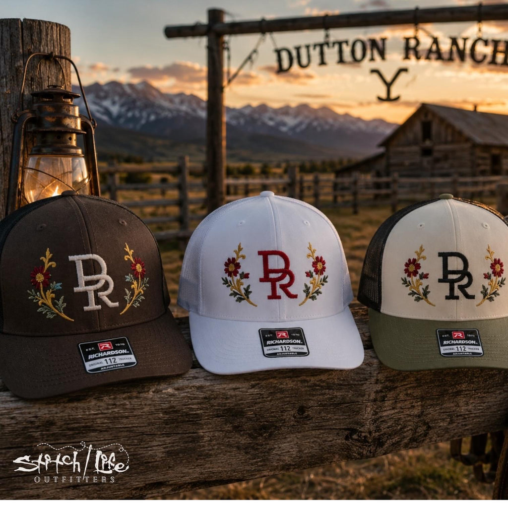 Dutton Ranch “DR” Floral Branded Hat