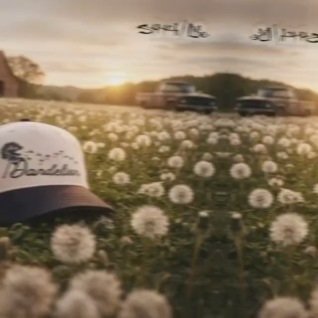 Dandelion Embroidered Hat