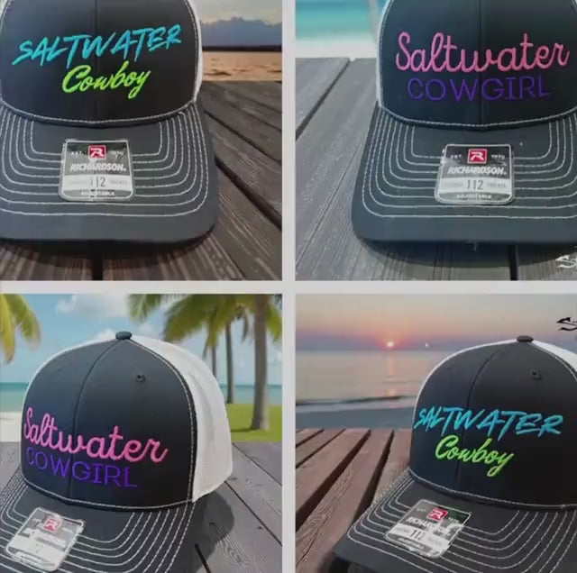 Saltwater Cowboy / Cowgirl Trucker Hat