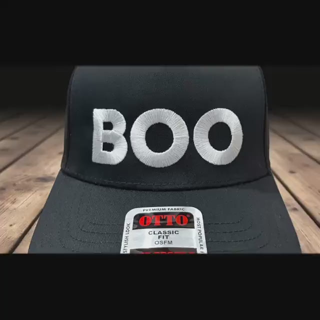 Halloween “BOO” Otto Hat