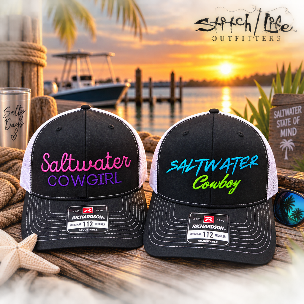 Saltwater Cowboy / Cowgirl Trucker Hat